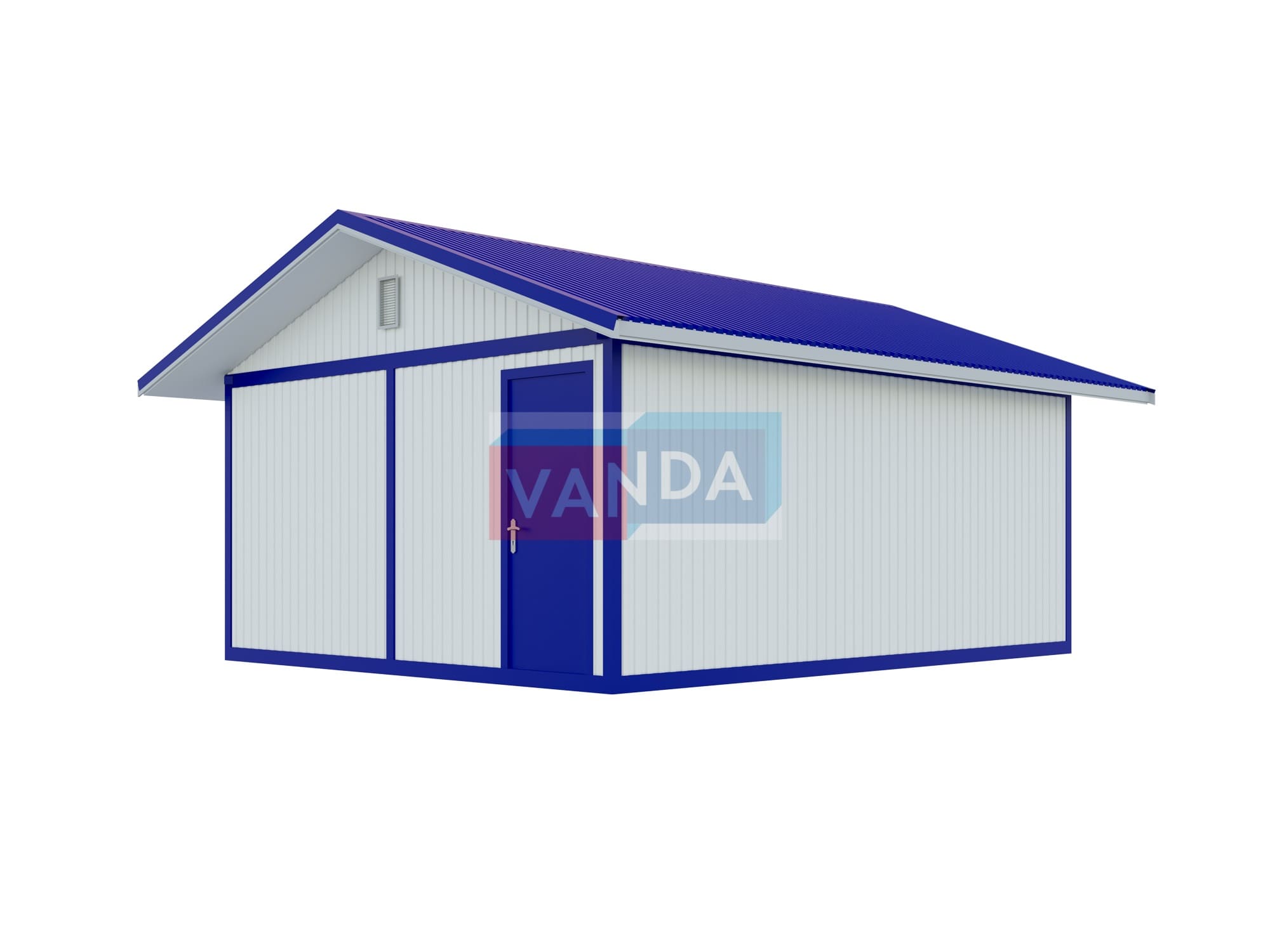 Проект офисного здания 4,8х6.0 Панели МДФ